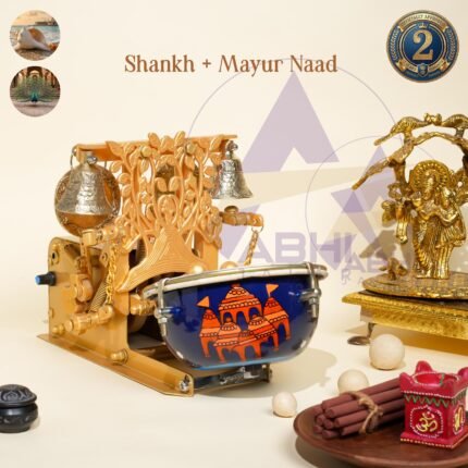 Shankh Naad & Mayur Naad Mini electric arti machine adi yogi