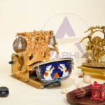 Kalakari Ganesh Mushak With Shankh and Mayurnaad
